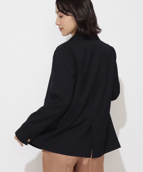 極美品✨ナチュラルビューティーベーシックダブルブレストテーラードジャケット M NATURAL BEAUTY BASIC（ナチュラルビューティーベーシック）の「ダブル