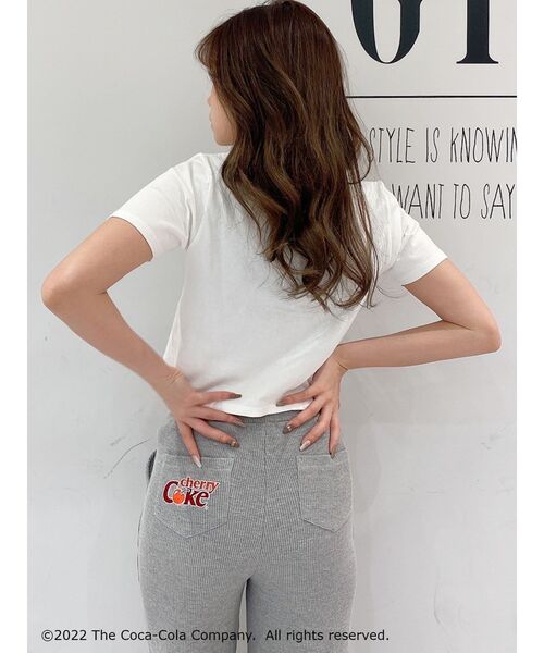 GYDA(ジェイダ)の「TAPE IT GYDA Tシャツ(Tシャツ/カットソー・レディース・チャコールグレー/オフホワイト/ミント・FREE)」の21枚目の写真