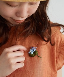 chambre de charme | △cdc スミレの花ブローチ(ブローチ/コサージュ)