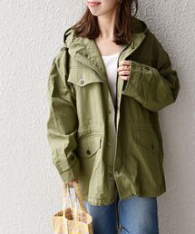 ARMY TWILL SANFORIZED: WEATHER HOODED CT フーデッド コート