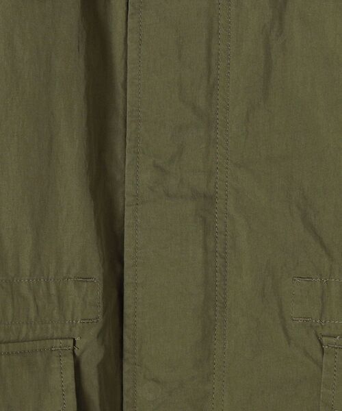 ARMY TWILL（アーミーツイル）の「ARMY TWILL SANFORIZED: WEATHER HOODED CT フーデッド コート（ミリタリージャケット・レディース・ブラック/ライトカーキ・ONE SIZE）」の9枚目の写真