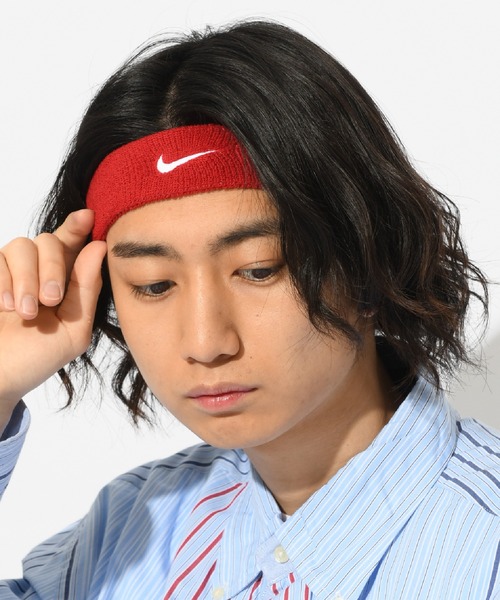 NIKE(ナイキ)の「【NIKE / ナイキ】ワンポイントヘアバンド / 洗顔やメイクスポーツにも整える時間に/しっかりフィット(ヘアバンド・メンズ・ホワイト/ブラック/ピンク/ワイン/レッド/オレンジ/トリコロール/ロイヤルブルー/フューシャピンク/ライトグリーン/グレー/レッド系その他/パープル系その他・ONESIZE)」の15枚目の写真