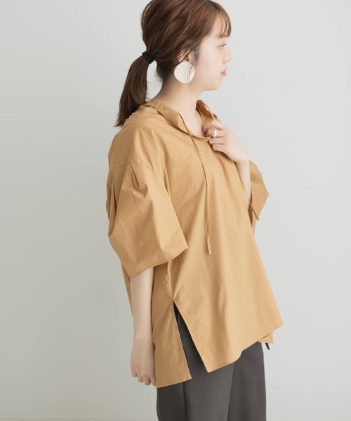 LAATO（ラート）の「2WAY BALLOON BLOUSE（シャツ/ブラウス・レディース・ベージュ/ブラック・FREE）」の5枚目の写真