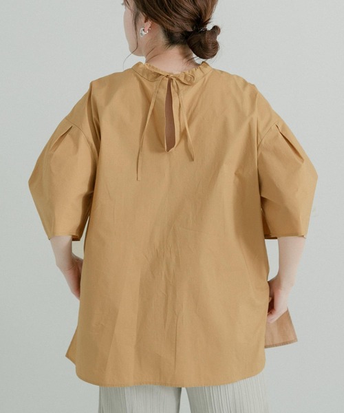 LAATO（ラート）の「2WAY BALLOON BLOUSE（シャツ/ブラウス・レディース・ベージュ/ブラック・FREE）」の14枚目の写真