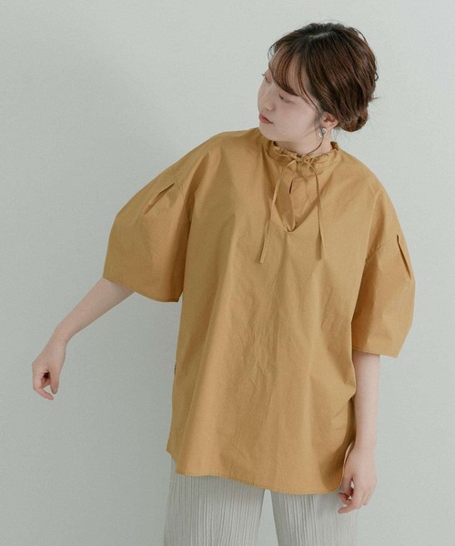 LAATO（ラート）の「2WAY BALLOON BLOUSE（シャツ/ブラウス・レディース・ベージュ/ブラック・FREE）」の16枚目の写真