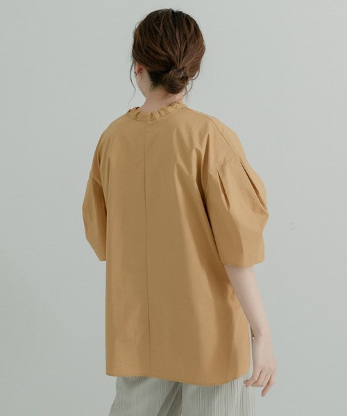 LAATO（ラート）の「2WAY BALLOON BLOUSE（シャツ/ブラウス・レディース・ベージュ/ブラック・FREE）」の19枚目の写真