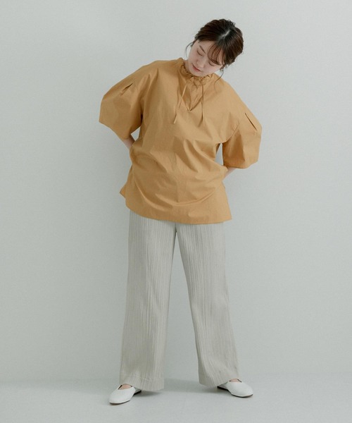 LAATO（ラート）の「2WAY BALLOON BLOUSE（シャツ/ブラウス・レディース・ベージュ/ブラック・FREE）」の20枚目の写真