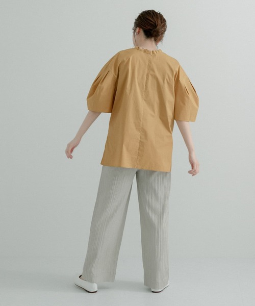 LAATO（ラート）の「2WAY BALLOON BLOUSE（シャツ/ブラウス・レディース・ベージュ/ブラック・FREE）」の22枚目の写真