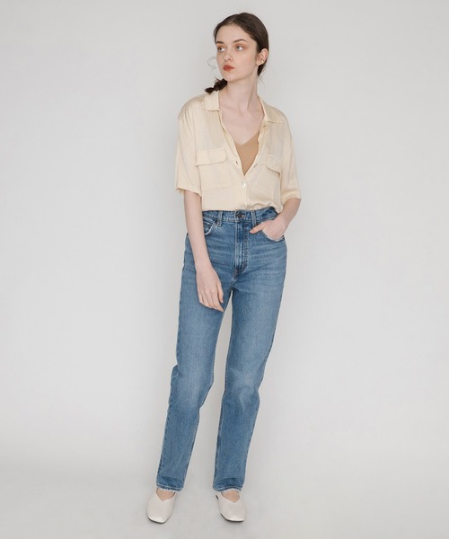 Levi's(リーバイス)の「Levi's/リーバイス 70S HIGH スリムストレート SONOMA CASE(デニムパンツ・レディース・インディゴブルー・28inch/24inch/25inch/26inch/27inch/23inch)」の3枚目の写真