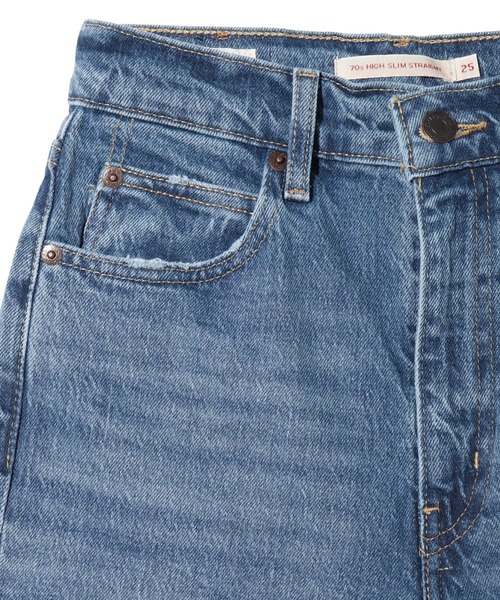 Levi's(リーバイス)の「Levi's/リーバイス 70S HIGH スリムストレート SONOMA CASE(デニムパンツ・レディース・インディゴブルー・28inch/24inch/25inch/26inch/27inch/23inch)」の15枚目の写真