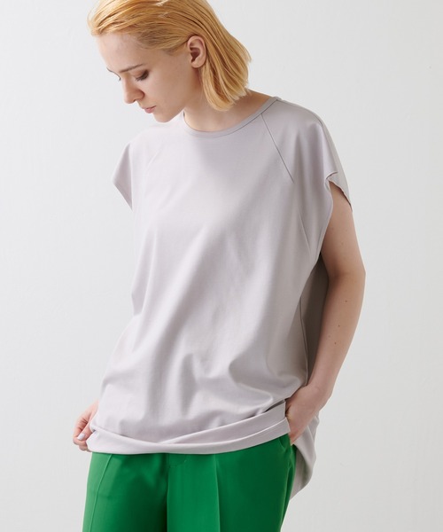 Lui's（ルイス）の「SHINE ノースリーブカットソー（Tシャツ/カットソー・メンズ・ホワイト/ライトグレー/ブラック・FREE）」の3枚目の写真