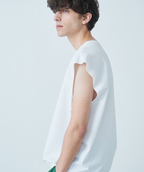 Lui's（ルイス）の「SHINE ノースリーブカットソー（Tシャツ/カットソー・メンズ・ホワイト/ライトグレー/ブラック・FREE）」の7枚目の写真