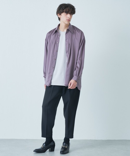 Lui's（ルイス）の「SHINE ノースリーブカットソー（Tシャツ/カットソー・メンズ・ホワイト/ライトグレー/ブラック・FREE）」の14枚目の写真