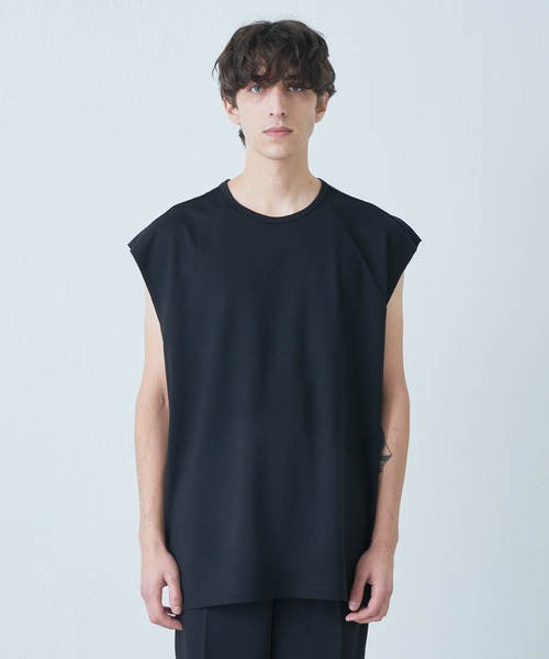 Lui's（ルイス）の「SHINE ノースリーブカットソー（Tシャツ/カットソー・メンズ・ホワイト/ライトグレー/ブラック・FREE）」の15枚目の写真