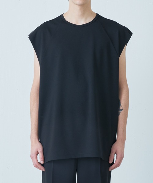 Lui's（ルイス）の「SHINE ノースリーブカットソー（Tシャツ/カットソー・メンズ・ホワイト/ライトグレー/ブラック・FREE）」の16枚目の写真