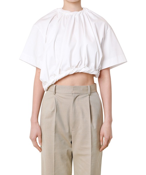 LE CIEL BLEU 未使用タグ付き　Curled Up Tee　トップス LE CIEL BLEU（ルシェルブルー）の「カールアップT / Curled Up