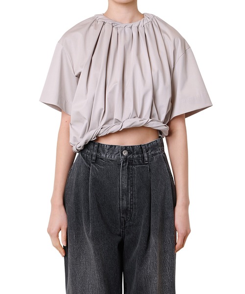 LE CIEL BLEU 未使用タグ付き　Curled Up Tee　トップス LE CIEL BLEU（ルシェルブルー）の「カールアップT / Curled Up