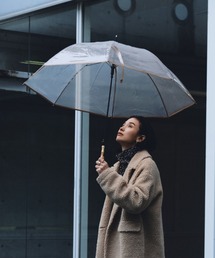 【Audrey and John Wad】バンブーパイピングクリア傘