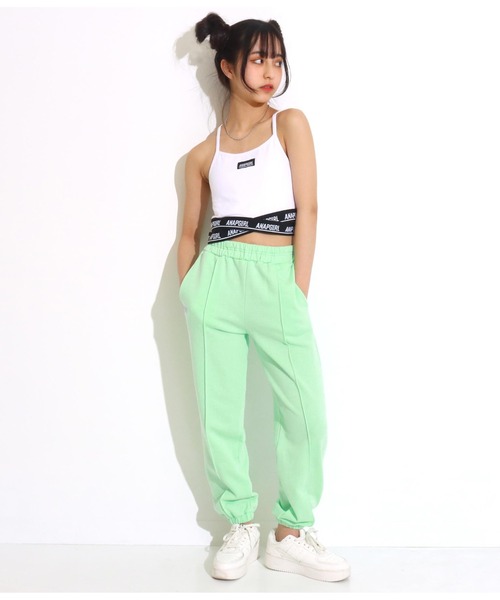 ANAP GｉRL（アナップガール）の「クロスブラトップ（キャミソール・キッズ・ベージュ/ブラック/ホワイト・XS/M/S）」の6枚目の写真