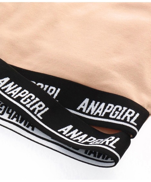 ANAP GｉRL（アナップガール）の「クロスブラトップ（キャミソール・キッズ・ベージュ/ブラック/ホワイト・XS/M/S）」の22枚目の写真