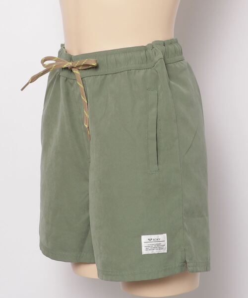 ROXY（ロキシー）の「ROXY/ロキシー 水陸両用  無地/ペイズリー柄/ワンポイントロゴトランクス/ショートパンツ/水着   RBS221046（水着・レディース・ベージュ/カーキ/ブラック・L/M/S）」の4枚目の写真