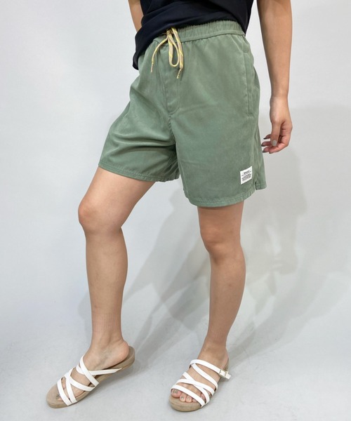 ROXY（ロキシー）の「ROXY/ロキシー 水陸両用  無地/ペイズリー柄/ワンポイントロゴトランクス/ショートパンツ/水着   RBS221046（水着・レディース・ベージュ/カーキ/ブラック・L/M/S）」の3枚目の写真