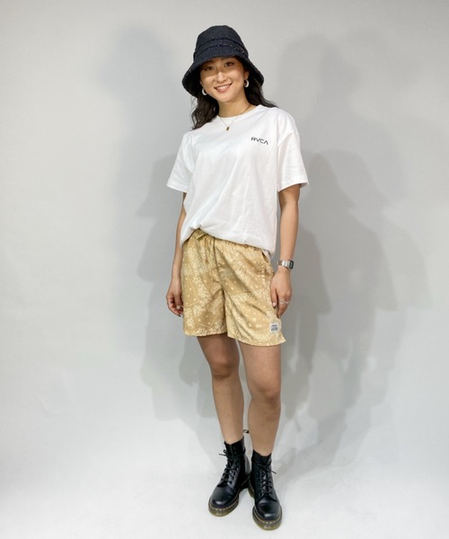 ROXY（ロキシー）の「ROXY/ロキシー 水陸両用  無地/ペイズリー柄/ワンポイントロゴトランクス/ショートパンツ/水着   RBS221046（水着・レディース・ベージュ/カーキ/ブラック・L/M/S）」の13枚目の写真