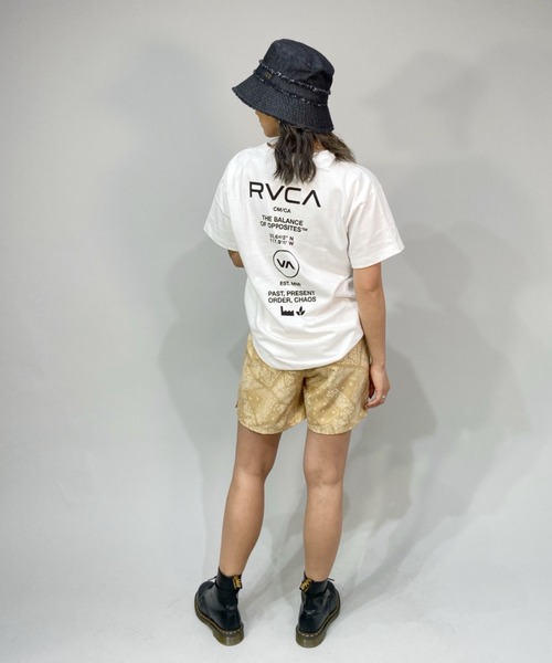 ROXY（ロキシー）の「ROXY/ロキシー 水陸両用  無地/ペイズリー柄/ワンポイントロゴトランクス/ショートパンツ/水着   RBS221046（水着・レディース・ベージュ/カーキ/ブラック・L/M/S）」の14枚目の写真