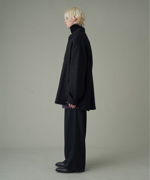 Juha（ユハ）の「MOHAIR SHEEP JACKET（シャツ/ブラウス・メンズ・ブラック/アイボリー・4/3）」の5枚目の写真