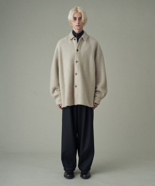 Juha（ユハ）の「MOHAIR SHEEP JACKET（シャツ/ブラウス・メンズ・ブラック/アイボリー・4/3）」の10枚目の写真