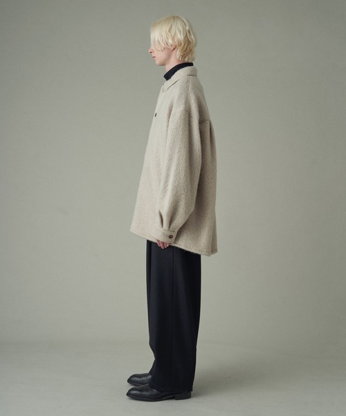 Juha（ユハ）の「MOHAIR SHEEP JACKET（シャツ/ブラウス・メンズ・ブラック/アイボリー・4/3）」の3枚目の写真