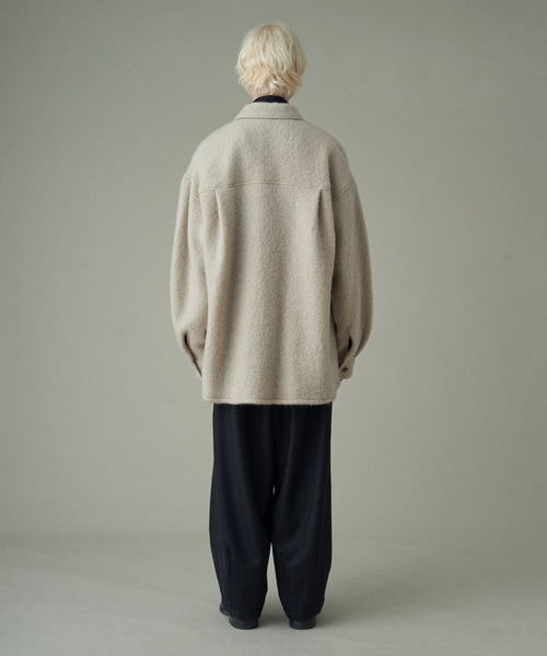 Juha（ユハ）の「MOHAIR SHEEP JACKET（シャツ/ブラウス・メンズ・ブラック/アイボリー・4/3）」の9枚目の写真