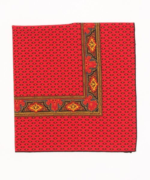 collex（コレックス）の「Vintage scarf 2（バンダナ/スカーフ・レディース・ブルー/レッド/ピンク/オレンジ/ライトベージュ/ブラック・フリー）」の5枚目の写真