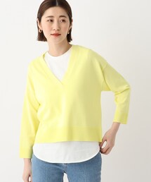 OPAQUE.CLIP | 【3way】レイヤードVネックニット(その他トップス)