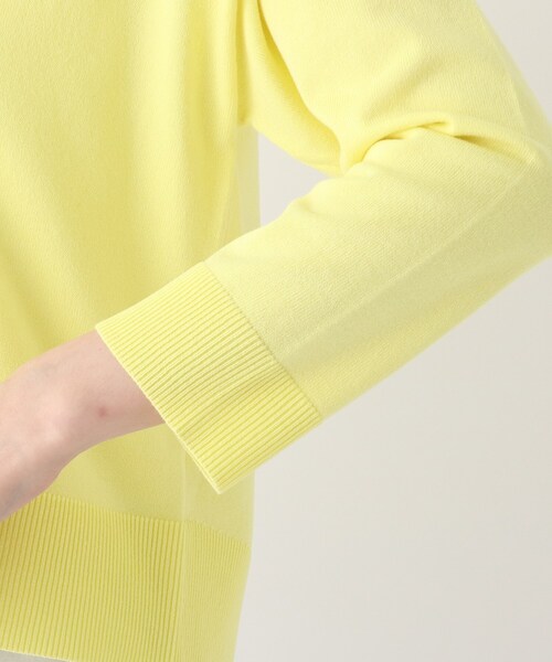 OPAQUE.CLIP（オペークドットクリップ）の「◆【3way】レイヤードVネックニット（その他トップス・レディース・オフホワイト/ブルー/ブラック/レモンイエロー・38/36/42/40）」の9枚目の写真