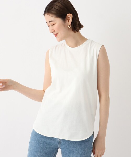 OPAQUE.CLIP（オペークドットクリップ）の「◆【3way】レイヤードVネックニット（その他トップス・レディース・オフホワイト/ブルー/ブラック/レモンイエロー・38/36/42/40）」の11枚目の写真