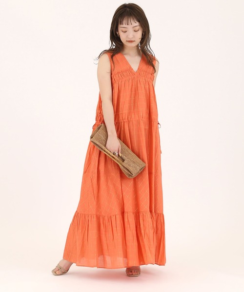 【関税込み】Isabel Marant オレンジ Justine マキシワンピース Orange Justine Maxi Dress by Isabel Marant on Sale
