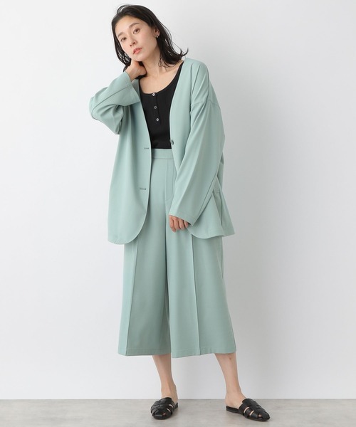 LEPSIM（レプシィム）の「2WAYリブタンク　262575（タンクトップ・レディース・ブラック/ブラウン/アイボリー・MEDIUM/LARGE）」の11枚目の写真