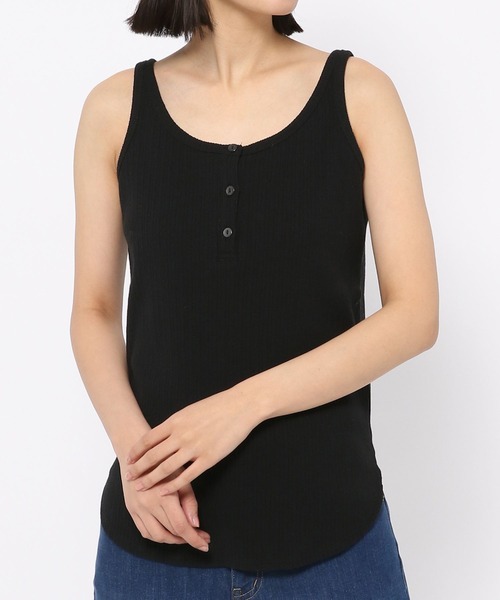 LEPSIM（レプシィム）の「2WAYリブタンク　262575（タンクトップ・レディース・ブラック/ブラウン/アイボリー・MEDIUM/LARGE）」の21枚目の写真
