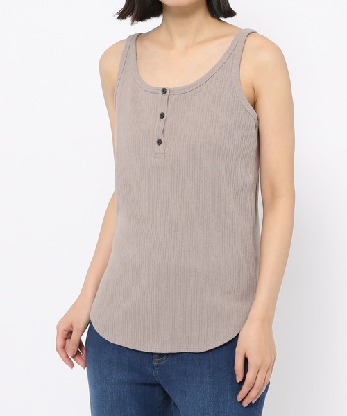 LEPSIM（レプシィム）の「2WAYリブタンク　262575（タンクトップ・レディース・ブラック/ブラウン/アイボリー・MEDIUM/LARGE）」の22枚目の写真