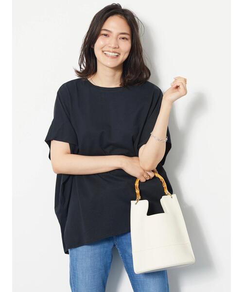 AMERICAN HOLIC(アメリカンホリック)の「ボックスタックカットプルオーバー(Tシャツ/カットソー・レディース・ブラック/オフホワイト/サックスブルー/ミント/その他7・M/L)」の12枚目の写真