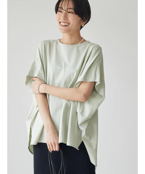 AMERICAN HOLIC(アメリカンホリック)の「ボックスタックカットプルオーバー(Tシャツ/カットソー・レディース・ブラック/オフホワイト/サックスブルー/ミント/その他7・M/L)」の13枚目の写真