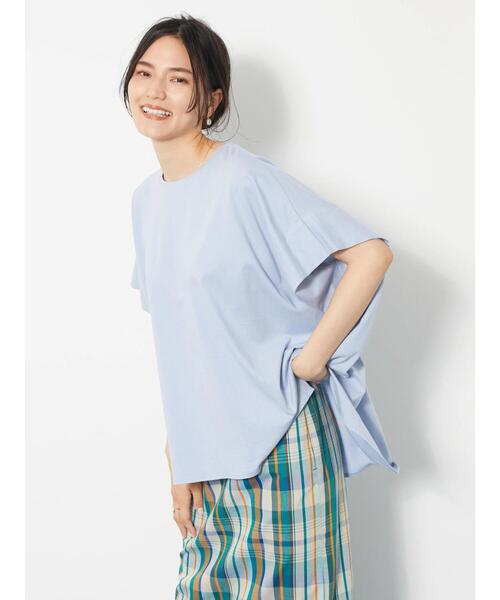 AMERICAN HOLIC(アメリカンホリック)の「ボックスタックカットプルオーバー(Tシャツ/カットソー・レディース・ブラック/オフホワイト/サックスブルー/ミント/その他7・M/L)」の14枚目の写真