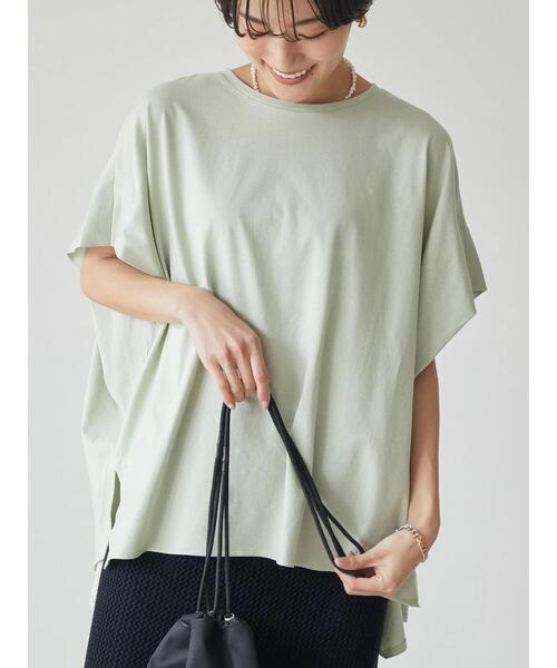 AMERICAN HOLIC(アメリカンホリック)の「ボックスタックカットプルオーバー(Tシャツ/カットソー・レディース・ブラック/オフホワイト/サックスブルー/ミント/その他7・M/L)」の16枚目の写真