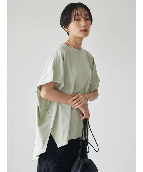 AMERICAN HOLIC(アメリカンホリック)の「ボックスタックカットプルオーバー(Tシャツ/カットソー・レディース・ブラック/オフホワイト/サックスブルー/ミント/その他7・M/L)」の17枚目の写真