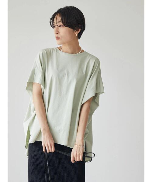 AMERICAN HOLIC(アメリカンホリック)の「ボックスタックカットプルオーバー(Tシャツ/カットソー・レディース・ブラック/オフホワイト/サックスブルー/ミント/その他7・M/L)」の18枚目の写真