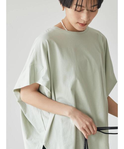 AMERICAN HOLIC(アメリカンホリック)の「ボックスタックカットプルオーバー(Tシャツ/カットソー・レディース・ブラック/オフホワイト/サックスブルー/ミント/その他7・M/L)」の21枚目の写真