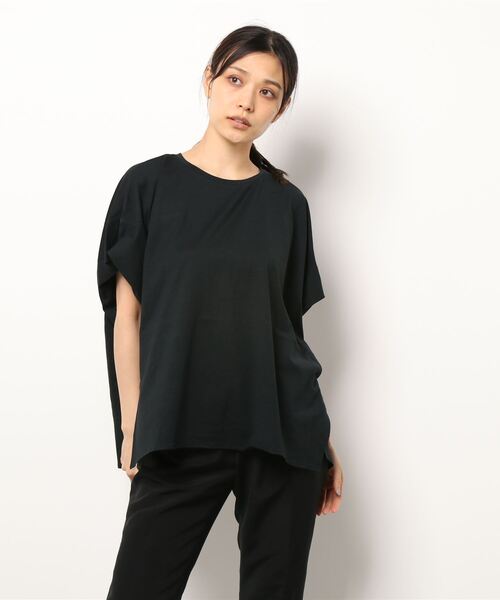 AMERICAN HOLIC(アメリカンホリック)の「ボックスタックカットプルオーバー(Tシャツ/カットソー・レディース・ブラック/オフホワイト/サックスブルー/ミント/その他7・M/L)」の7枚目の写真