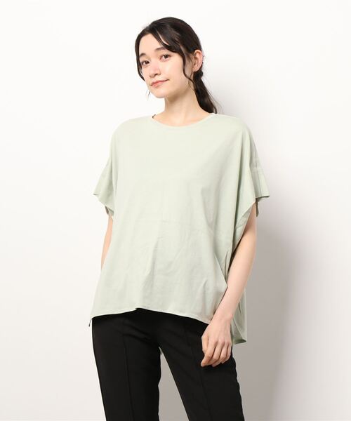 AMERICAN HOLIC(アメリカンホリック)の「ボックスタックカットプルオーバー(Tシャツ/カットソー・レディース・ブラック/オフホワイト/サックスブルー/ミント/その他7・M/L)」の10枚目の写真