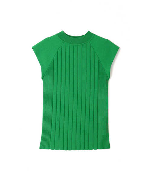 PINKY&DIANNE（ピンキーアンドダイアン）の「◆モックネックリブニットトップス（Tシャツ/カットソー・レディース・ホワイト/グリーン・38）」の17枚目の写真